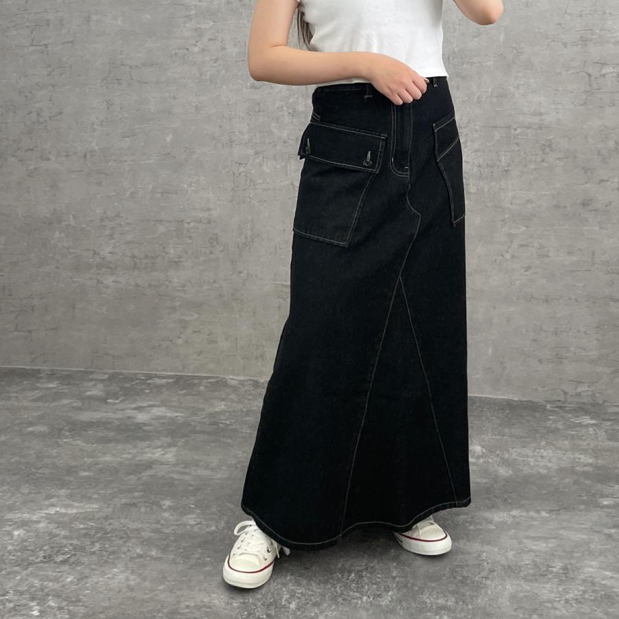 ワーク感のある仕上がりが楽しいペインターカーゴスカート |  | 12