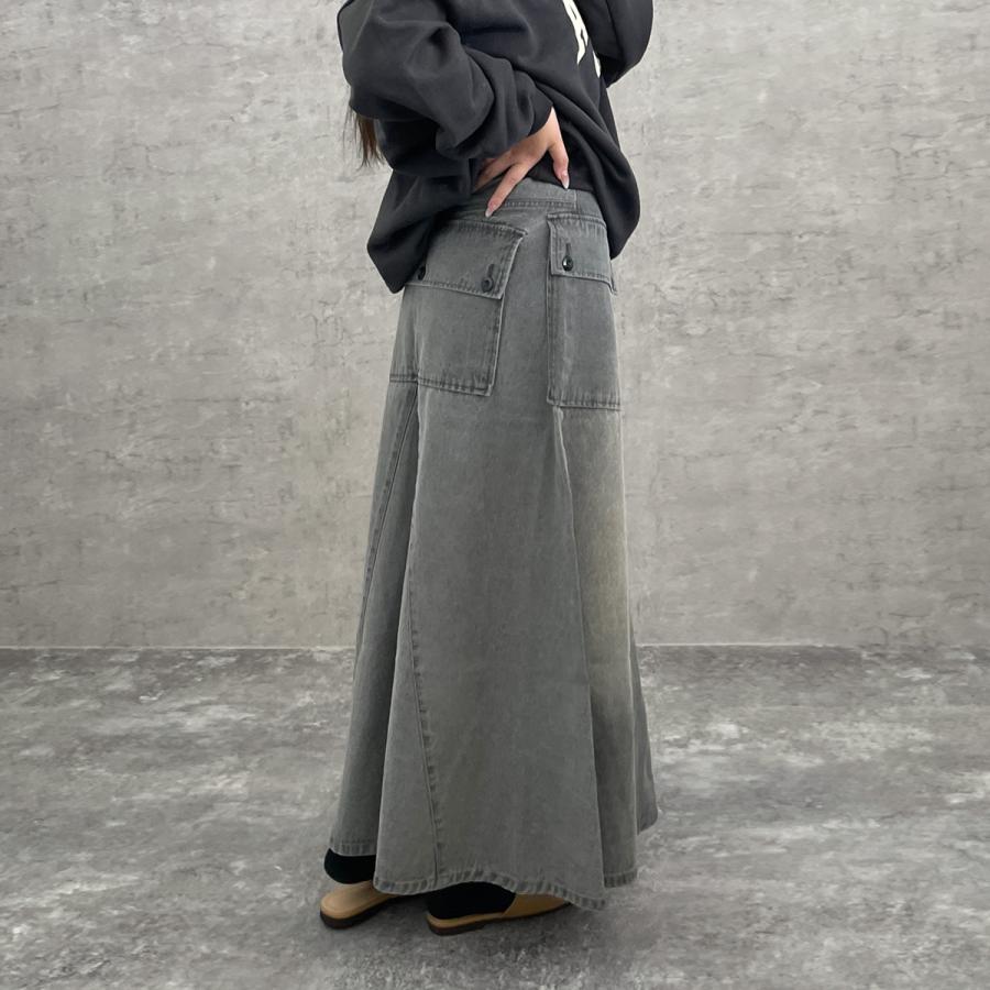 ワーク感のある仕上がりが楽しいペインターカーゴスカート |  | 16