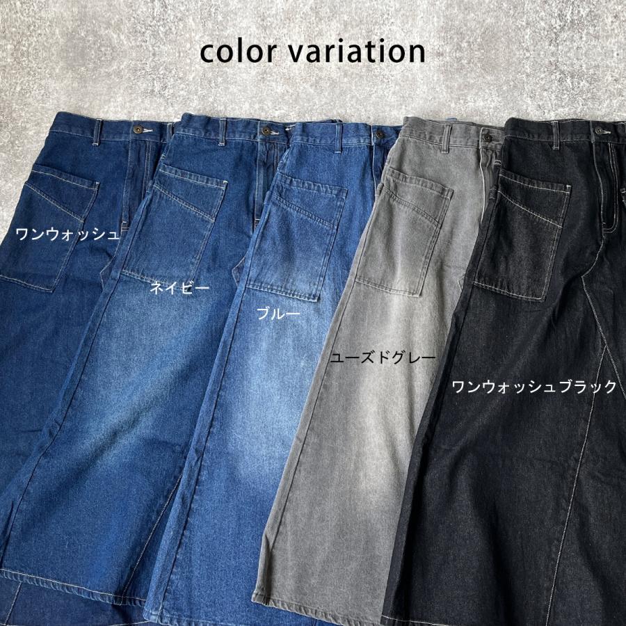 ワーク感のある仕上がりが楽しいペインターカーゴスカート |  | 17