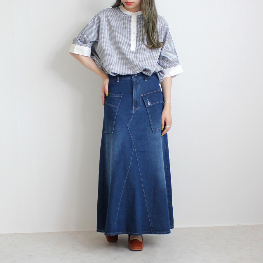 ワーク感のある仕上がりが楽しいペインターカーゴスカート |  | 05