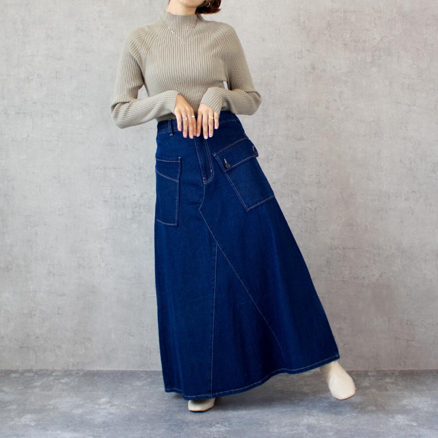 ワーク感のある仕上がりが楽しいペインターカーゴスカート |  | 08