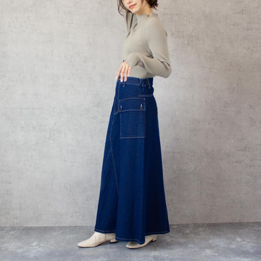 ワーク感のある仕上がりが楽しいペインターカーゴスカート |  | 09