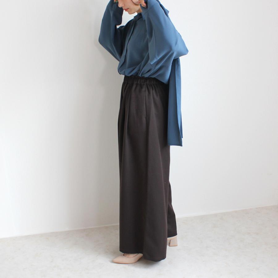 オーバーシルエットながら上品な落ち感のありルーズに見えないワイドパンツ |  | 10