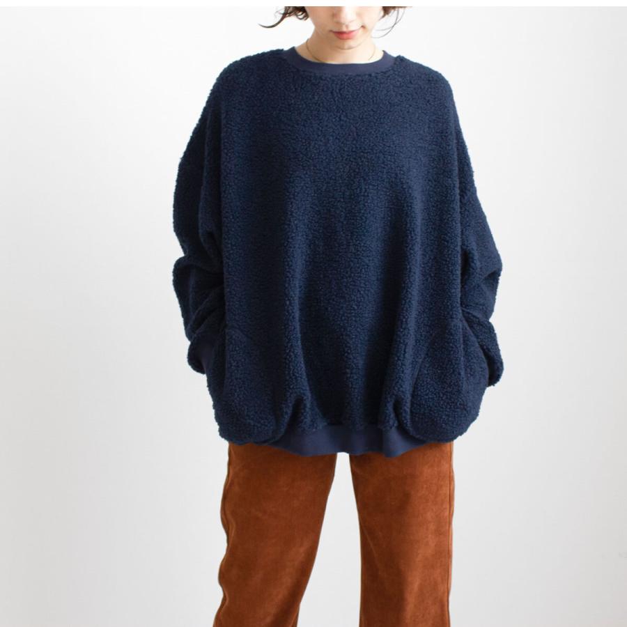ゆるっとビックシルエット 楽して着られるプードルボアのプルオーバー |  | 10
