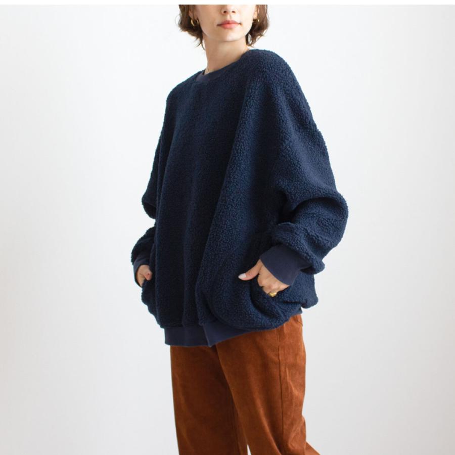 ゆるっとビックシルエット 楽して着られるプードルボアのプルオーバー |  | 11