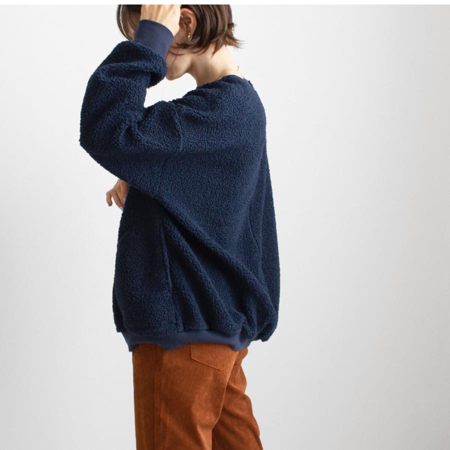 ゆるっとビックシルエット 楽して着られるプードルボアのプルオーバー |  | 14