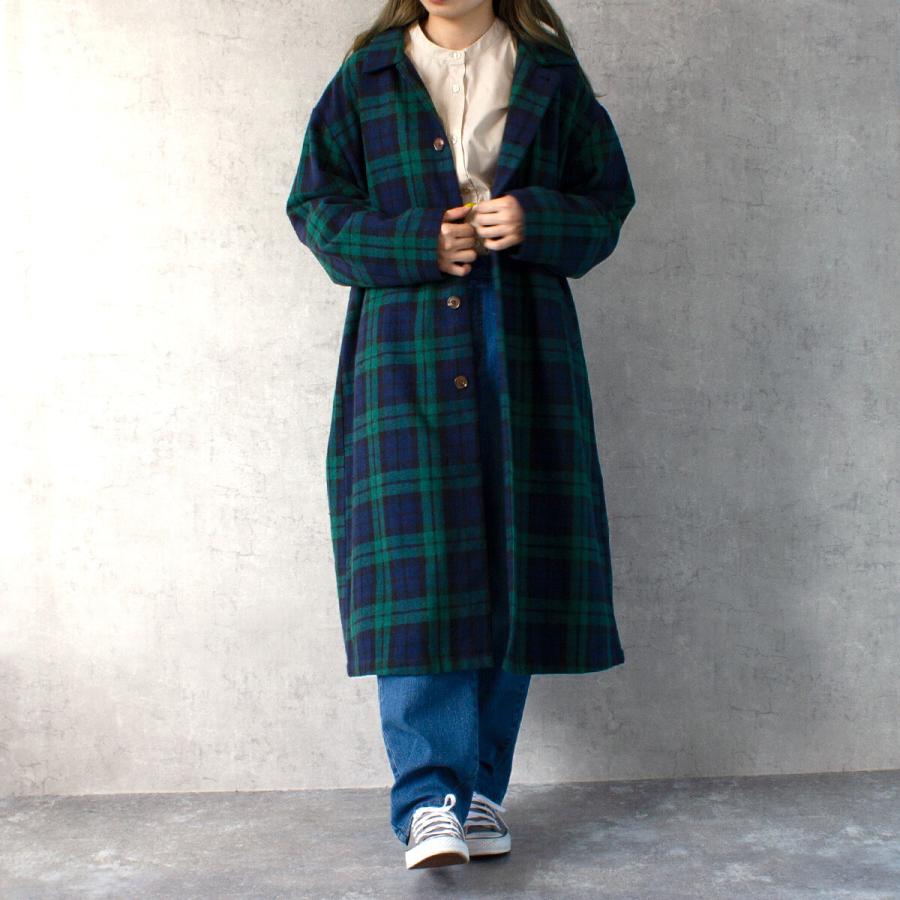 シンプルデザインで長く使える肌触り抜群のライトメルトンコート |  | 12