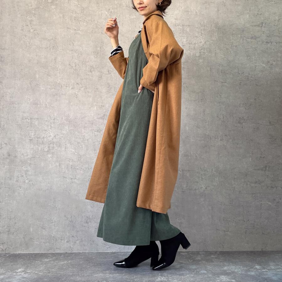 シンプルデザインで長く使える肌触り抜群のライトメルトンコート |  | 01