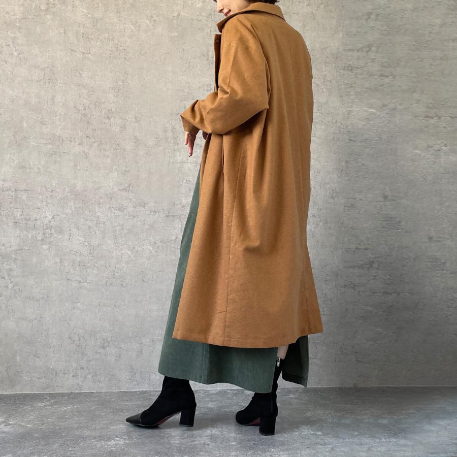 シンプルデザインで長く使える肌触り抜群のライトメルトンコート |  | 02