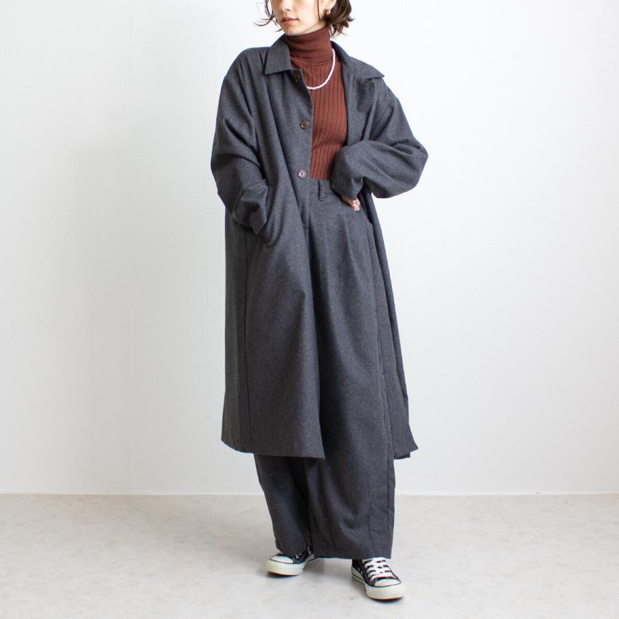 シンプルデザインで長く使える肌触り抜群のライトメルトンコート |  | 03