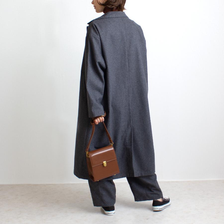 シンプルデザインで長く使える肌触り抜群のライトメルトンコート |  | 05