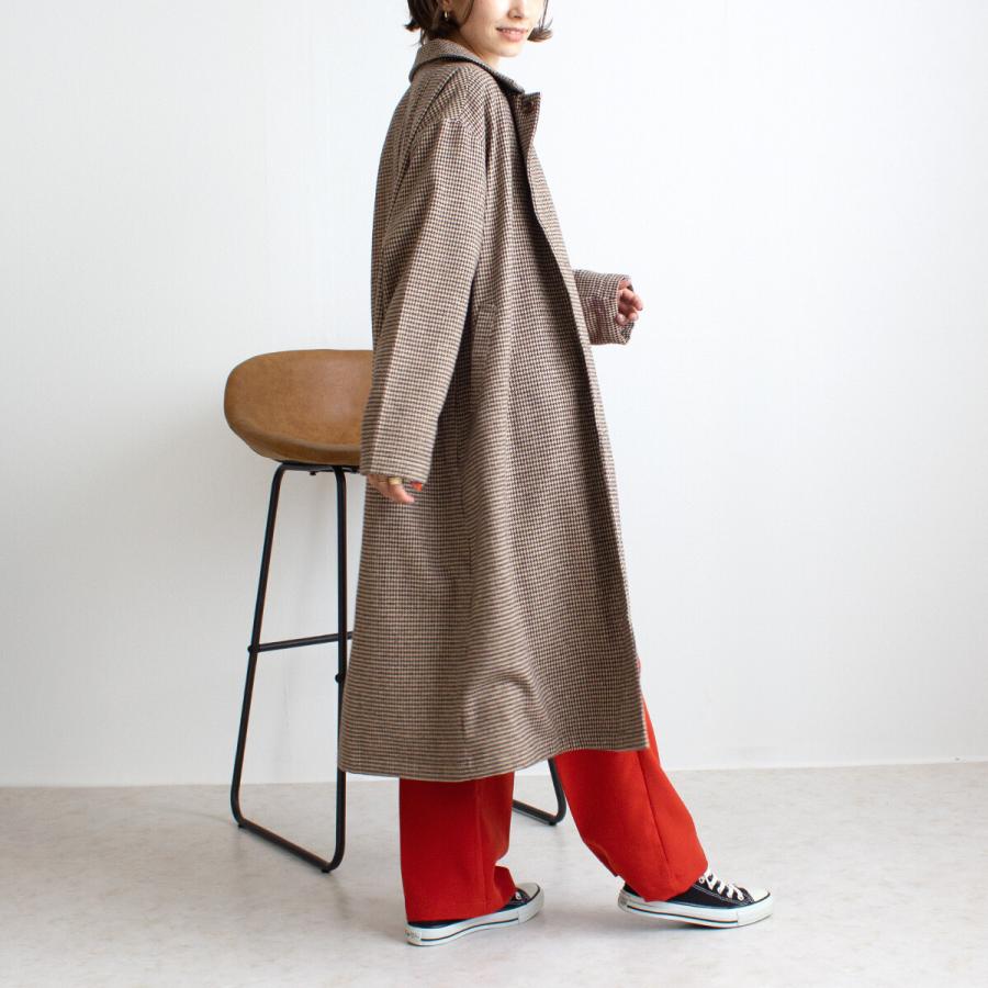 シンプルデザインで長く使える肌触り抜群のライトメルトンコート |  | 07
