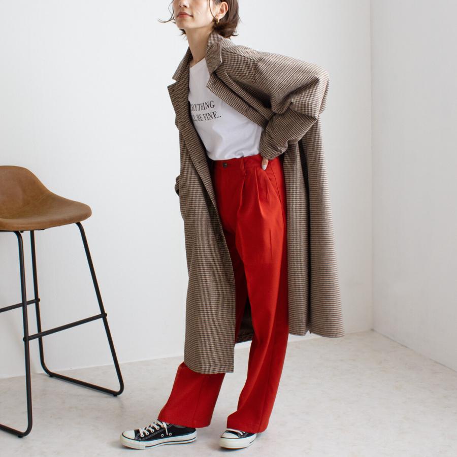 シンプルデザインで長く使える肌触り抜群のライトメルトンコート |  | 08