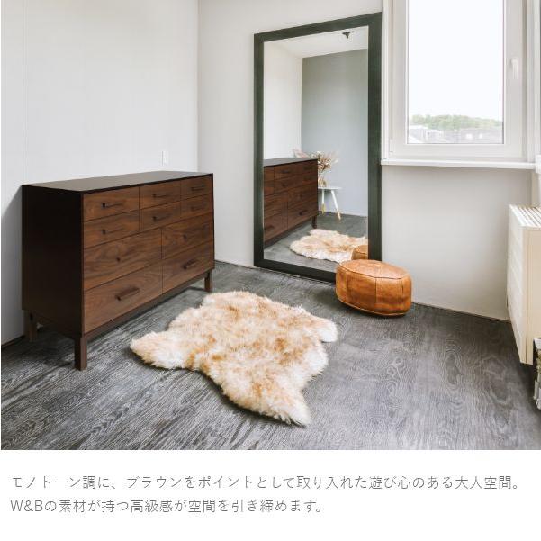 W&B チェスト 幅120cm 国産 無垢材 完成品 ウォールナット インダストリアル モダン 収納 キャビネット 天然木 北欧 ブラウン おしゃれ |  | 03