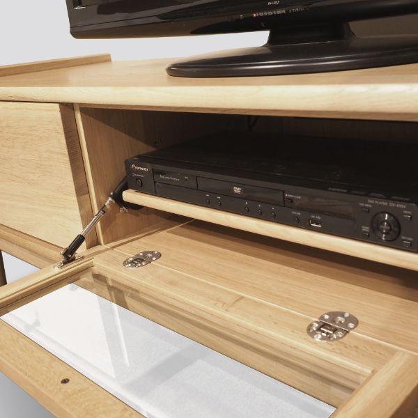 JAM テレビボード 幅150cm ローボード キャビネット 旭川家具 チェスト コード収納 ナチュラル 背面収納 tv台 国産 おしゃれ 北欧 |  | 06