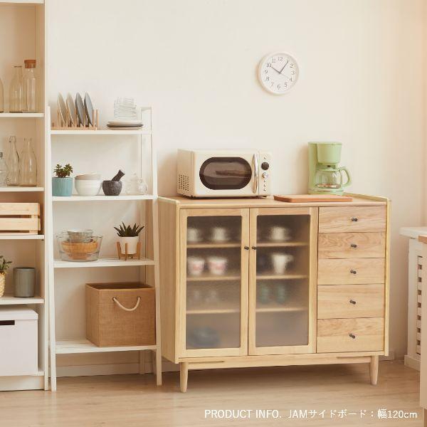 JAM サイドボード 幅100cm キャビネット リビングボード ローボード タンス ナチュラル 収納 棚 旭川家具 国産 おしゃれ 北欧 |  | 02