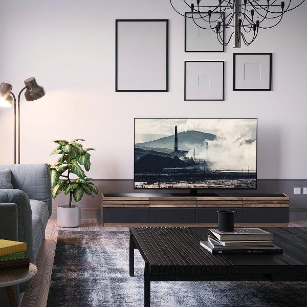 完成品 ウォールナットテレビボード 幅200cm ウォールナット 天然木 木製 テレビ台 収納 ローボード TV台 TVボード おしゃれ |  | 03