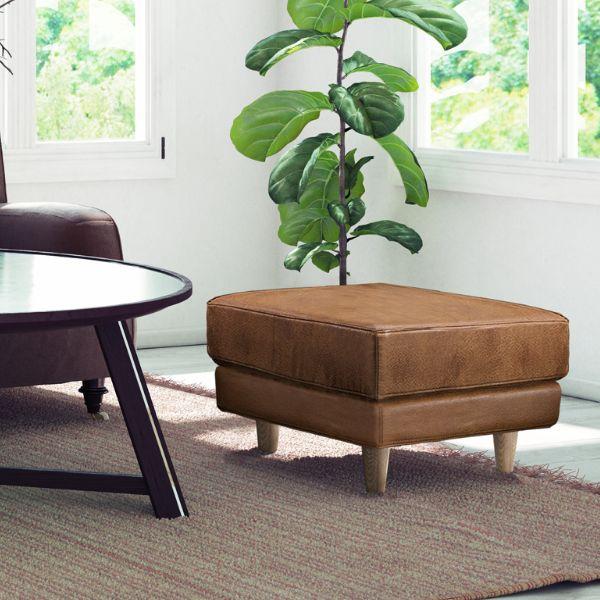 組立設置付 高密度ウレタン オットマン(合皮タイプ) 幅61cm  ソファー コーナー おしゃれ 北欧 カフェ シンプル リビング | 