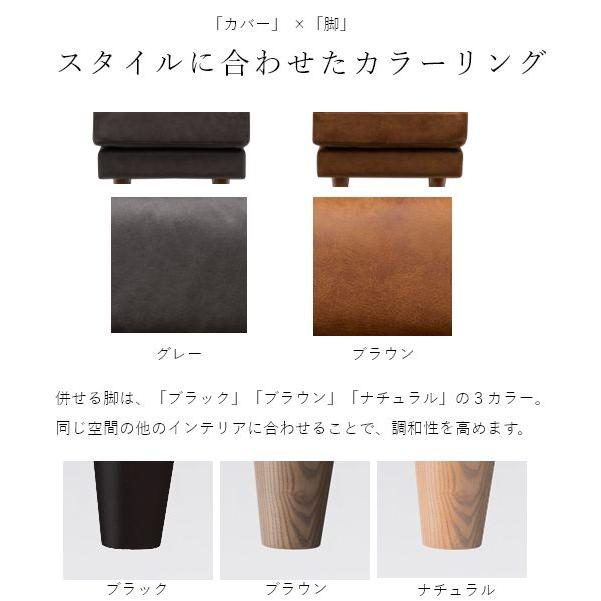 組立設置付 高密度ウレタン オットマン(合皮タイプ) 幅61cm  ソファー コーナー おしゃれ 北欧 カフェ シンプル リビング |  | 03