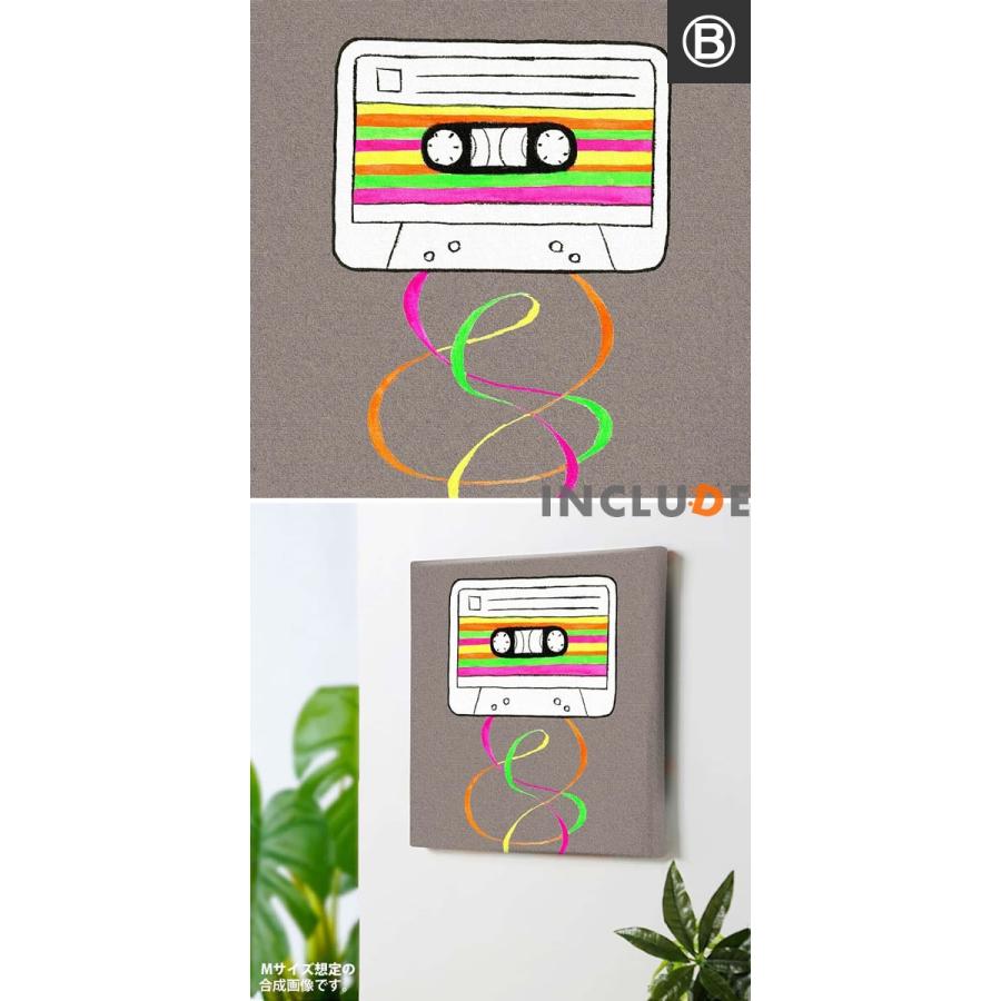 アートパネル Hallmark メッセージ グリーティング カラフル ライン ローラースケート カセットテープ カセットデッキ ラジオ コンポ パステルカラー |  | 06
