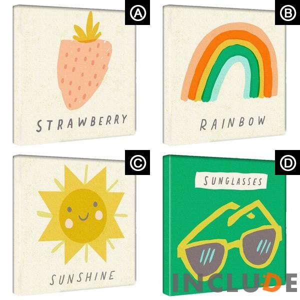アートパネル Hallmark メッセージ グリーティング イチゴ ストロベリー レインボー 虹 太陽 晴 サンシャイン サングラス メガネ パステルカラー ペールトーン |  | 05