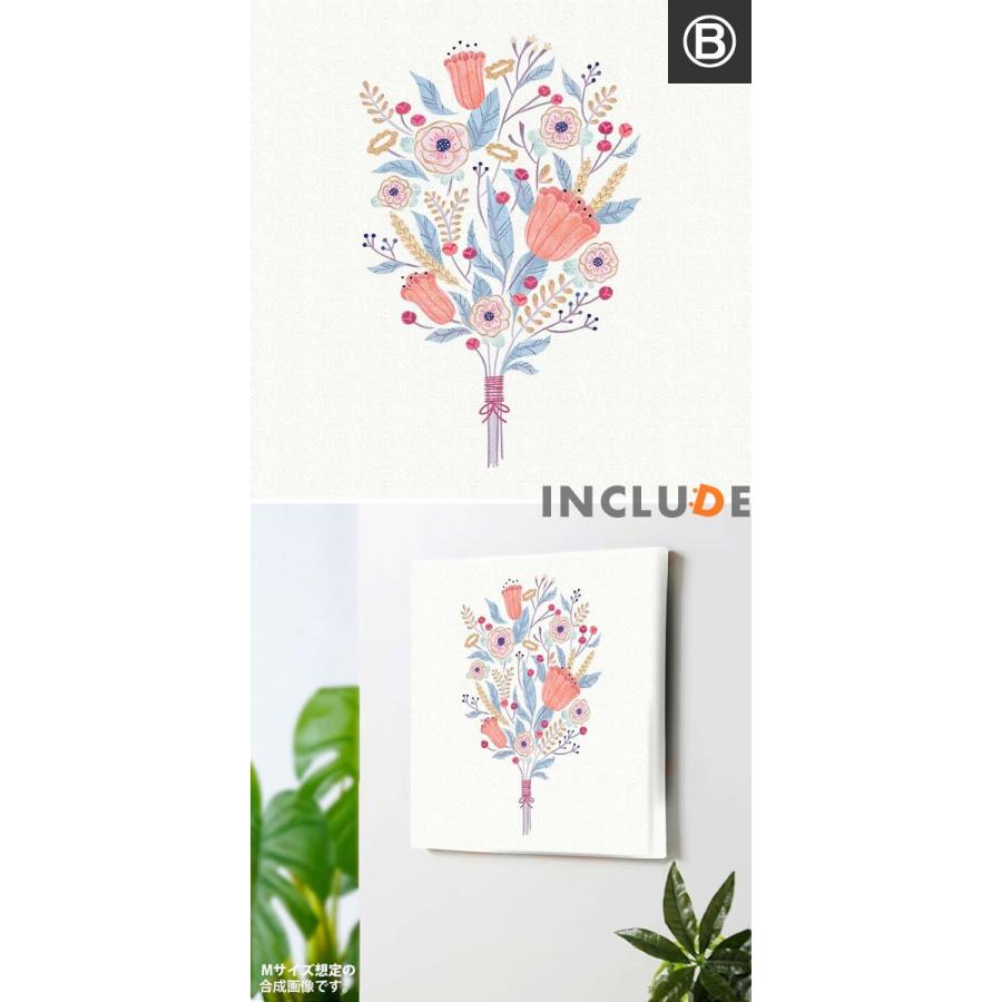 アートパネル Hallmark メッセージ グリーティング 花 水彩画 花束 カゴ 鳥 ハンギング プランター ハーバリウム パステルカラー ペールトーン |  | 07