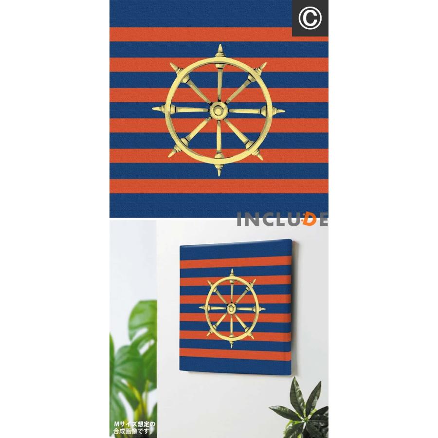 アートパネル Hallmark メッセージ グリーティング ボーダー マリン 水兵 帆船 ヨット 舵 錨 イカリ ikari 浮き輪 フロート パステルカラー ペールトーン |  | 07