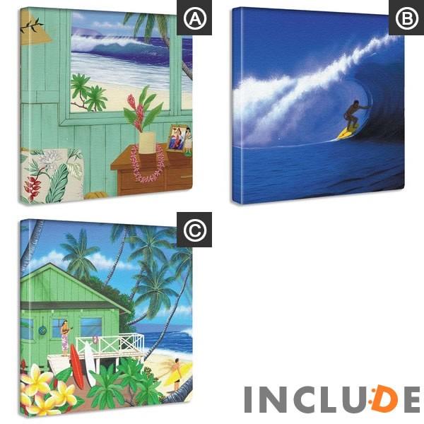 アートパネル HILO KUME ビーチ リゾート トロピカル ハワイアン ハワイ アロハ ウクレレ ムームー 女性 フラダンス サーフィン バカンス |  | 04