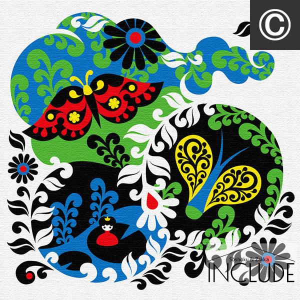 アートパネル Kinpro design アートブランド 曲線 草花 ペイズリー カーブした羽 フラワー 花 世界で活躍 |  | 08