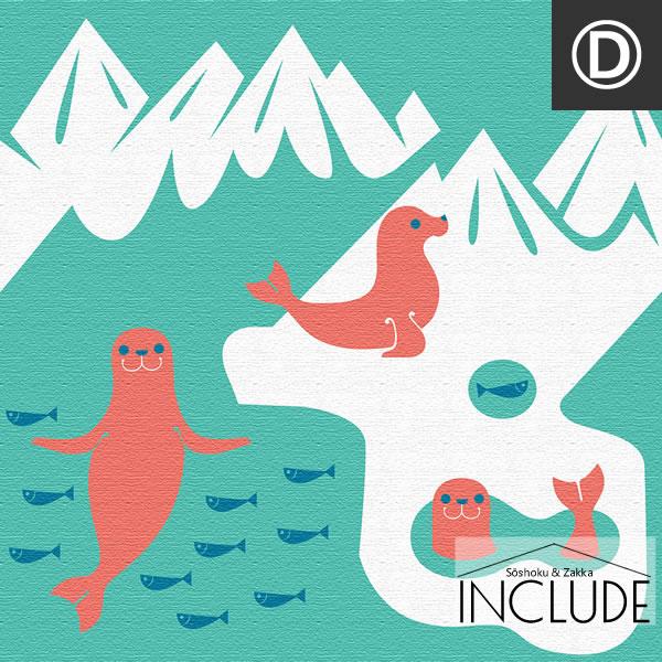 アートパネル Kinpro design アートブランド ペンギン シロクマ アシカ オットセイ アザラシ 南極 北極 氷山 氷 冷え冷え 涼しい 世界で活躍 |  | 09