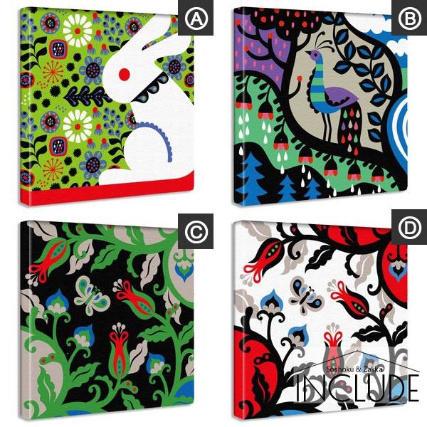 アートパネル Kinpro design アートブランド ウサギ 蝶 孔雀 曲線 草花 ペイズリー カーブした羽 フラワー 花 世界で活躍 |  | 05