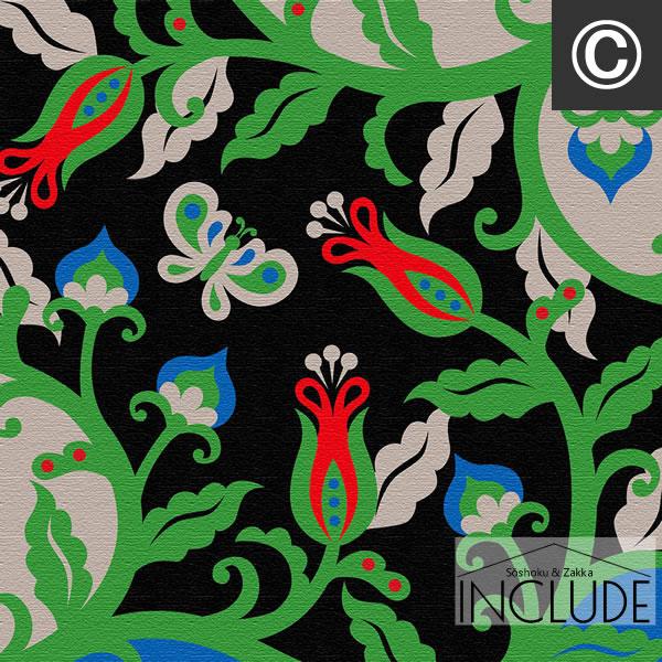 アートパネル Kinpro design アートブランド ウサギ 蝶 孔雀 曲線 草花 ペイズリー カーブした羽 フラワー 花 世界で活躍 |  | 08