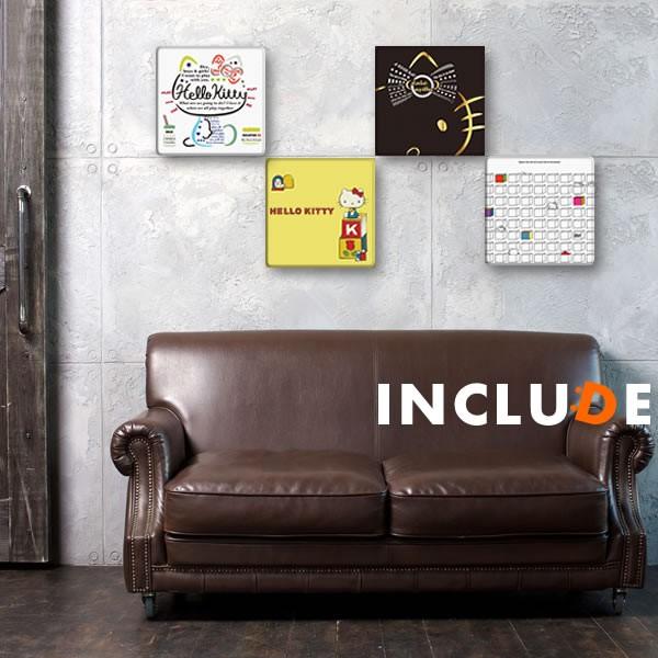 アートパネル ファブリックボード ハローキティ キティちゃん サンリオ キティ・ホワイト フレンド 友達 ロゴ イラスト ボックス アニメ | 