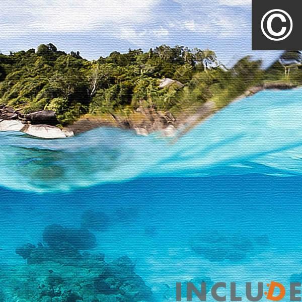 アートパネル ファブリックボード 楠哲也 海 南国 波打ち際 砂浜 ビーチ さんご 珊瑚 アイランド 島 ダイビング 海中 海底 表現力 熱帯魚 水中カメラ 個性 |  | 08