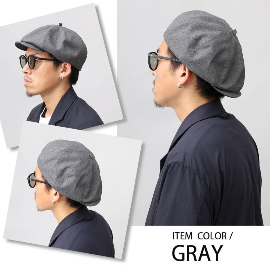 キャスベレー ベレー キャスケット 日本製 国産 帽子 2WAY コットン メンズ レディース 無地 シンプル ハンチング 小顔 |  | 14