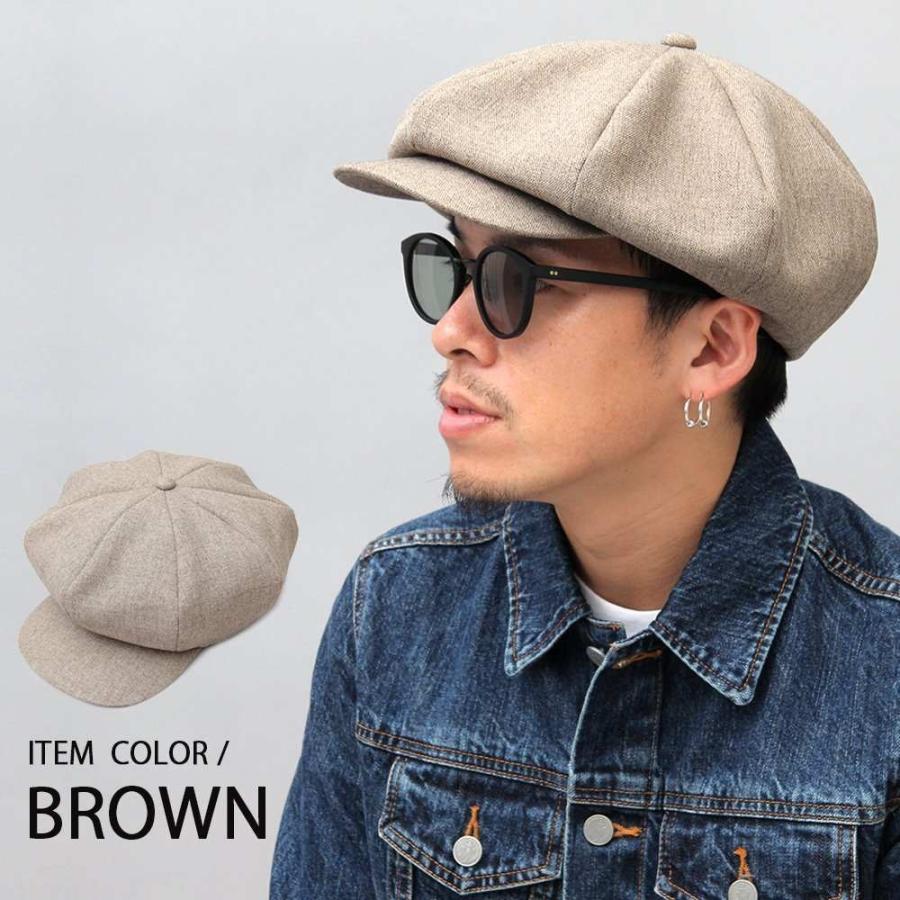 キャスケット ハンチング 帽子 メンズ キャップ 日本製 国産 無地 シンプル 大きいサイズ アジャスター付き サイズ調整 |  | 07