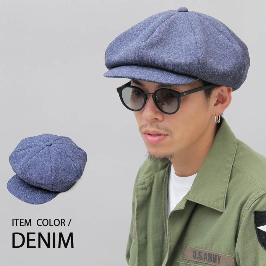 キャスケット ハンチング 帽子 メンズ キャップ 日本製 国産 無地 シンプル 大きいサイズ アジャスター付き サイズ調整 |  | 08