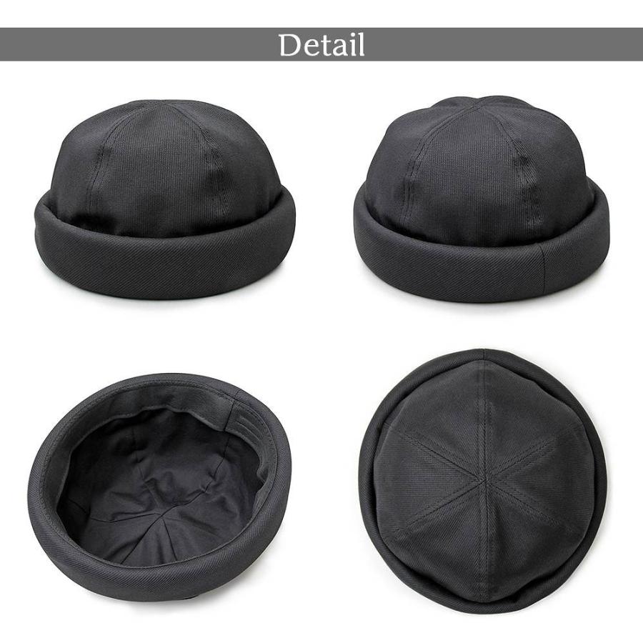 ロールキャップ フィッシャーマンキャップ ワッチキャップ 帽子 メンズ キャップ 日本製 国産 無地 シンプル アジャスター付き |  | 18