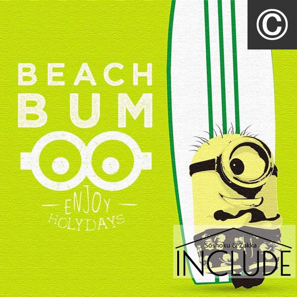 アートパネル ミニオンズ ミニオン Minions キャラクター ケビン スチュアート ボブ ノーパンツ ノープロブレム BEACH BUM サーフィン サーフ サーフボード |  | 08