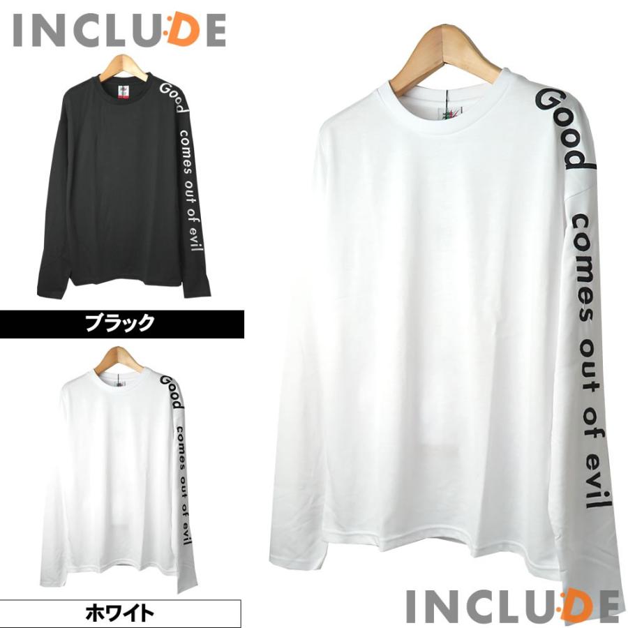 送料無料　ロンＴ ロゴ 刺繍 長袖 ビッグTシャツ メンズ クルーネック ストリート ワイド ダンス カットソー | 