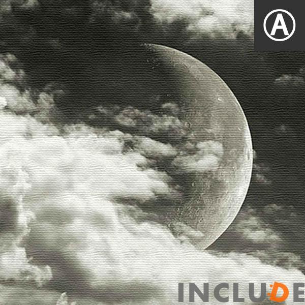 アートパネル クリエーター 月 MOON ムーン 雲 クラウド 馬車 馬 動物 レトロ ポスター モノクロ 白黒 表現力 個性 |  | 06