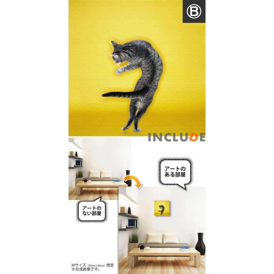 アートパネル クリエーター 猫 ネコ 子猫 黒猫 メガネ猫 サングラス猫 黄色い眼 イエローアイズ ポスター モノクロ 白黒 表現力 個性 |  | 07