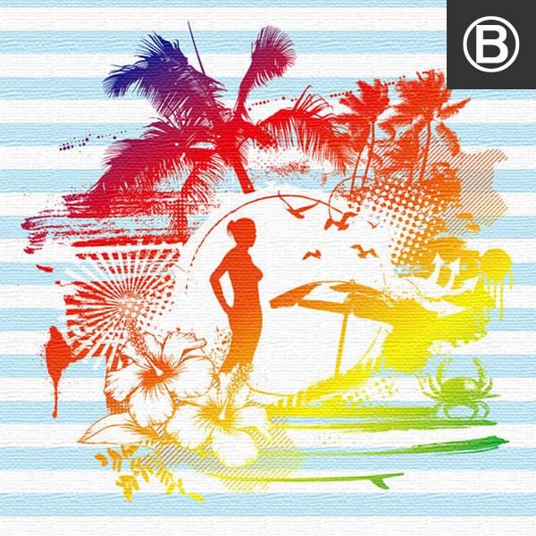 アートパネル ファブリックボード アメリカ ゴールデン・ゲート・ブリッジ 金門橋 ハワイアンシルエット レインボー サーフィン ビーチ ヤシ カフェ オブジェ |  | 07