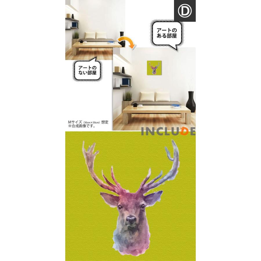アートパネル ファブリックボード イカリ マリン 草食動物 鹿 シカ ハンティングトロフィー ディスプレイ オブジェ 部屋が明るくなる カワイイ |  | 09