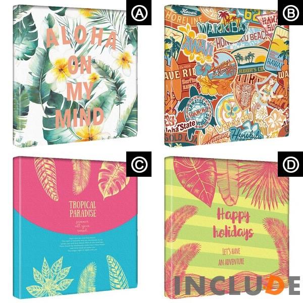 アートパネル ファブリックボード ヤシの実 トロピカルフラワー グリーン モンステラ サイカス バナナ パーム プルメリア ステッカー ロゴ 看板 ツートン |  | 05