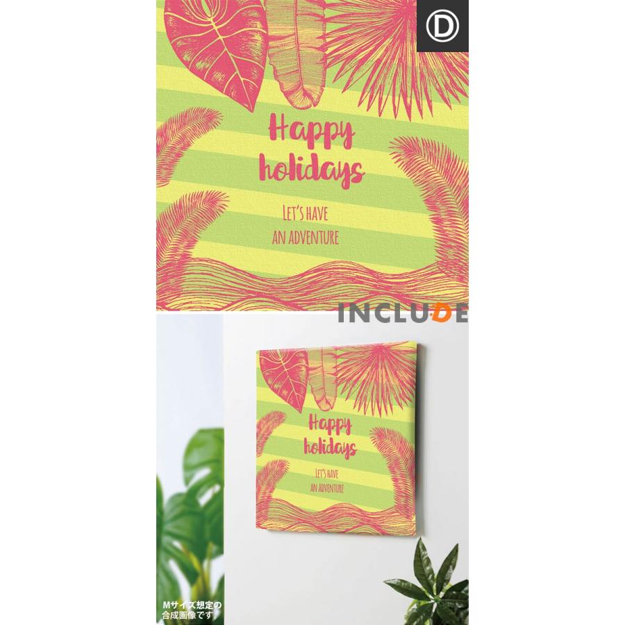 アートパネル ファブリックボード ヤシの実 トロピカルフラワー グリーン モンステラ サイカス バナナ パーム プルメリア ステッカー ロゴ 看板 ツートン |  | 09