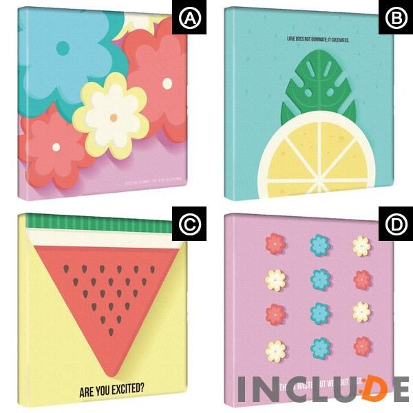 アートパネル ファブリックボード パステル ポスター 花柄 フラワー レモン Lemon モンステラ スイカ ベジタブル フルーツ 三角 さんかく 小粒 |  | 05