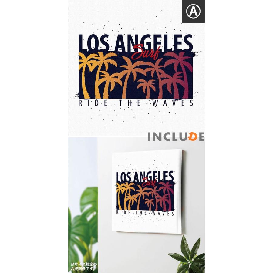 アートパネル ファブリックボード ロス ロサンゼルス カリフォルニア サンタモニカ ヤシの木 椰子 シルエット サーフ ビーチ 西海岸 南国 |  | 06