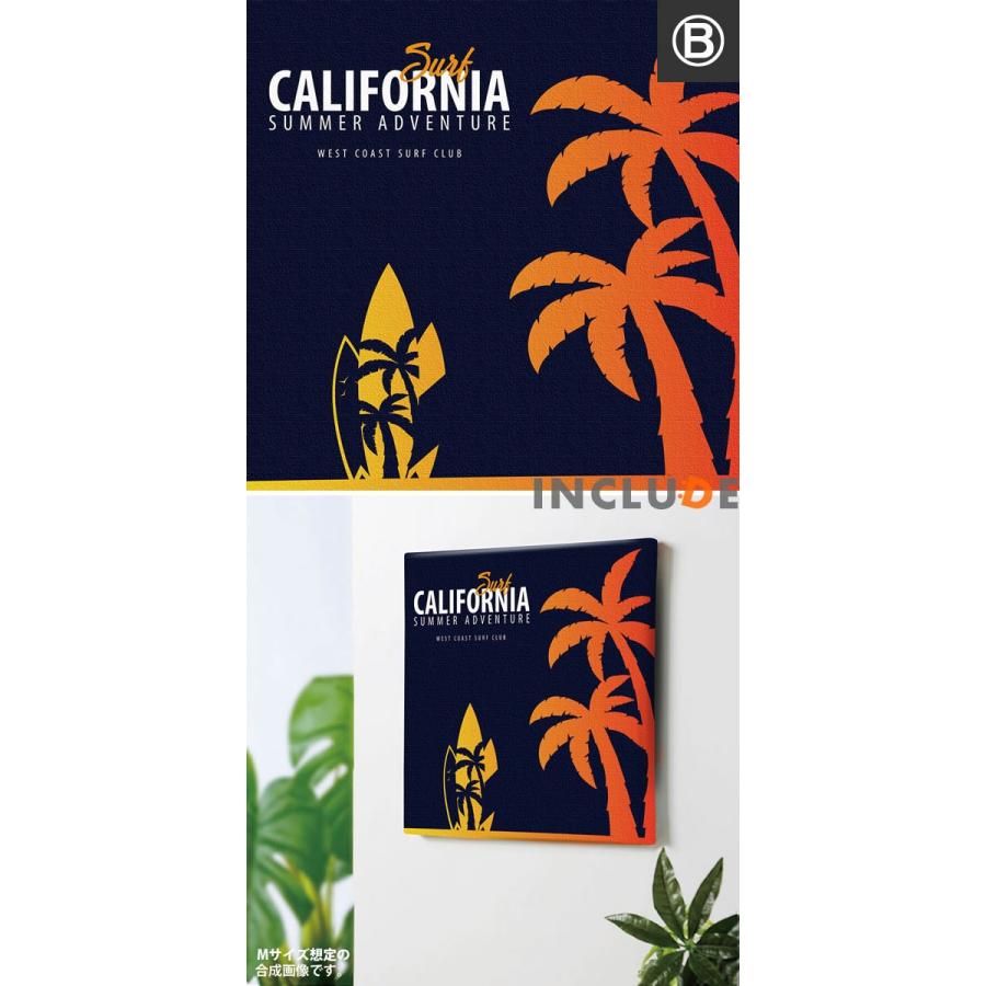 アートパネル ファブリックボード ロス ロサンゼルス カリフォルニア サンタモニカ ヤシの木 椰子 シルエット サーフ ビーチ 西海岸 南国 |  | 07