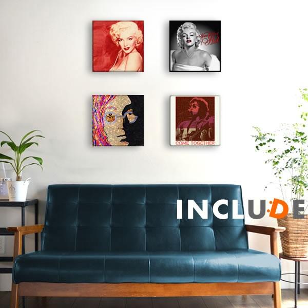 アートパネル マリリン・モンロー ポスター 金髪美女 ノーマ・ジーン ハリウッド ジョン・レノン ウィンストン 丸眼鏡 ギタリスト ビートルズ ロック | 